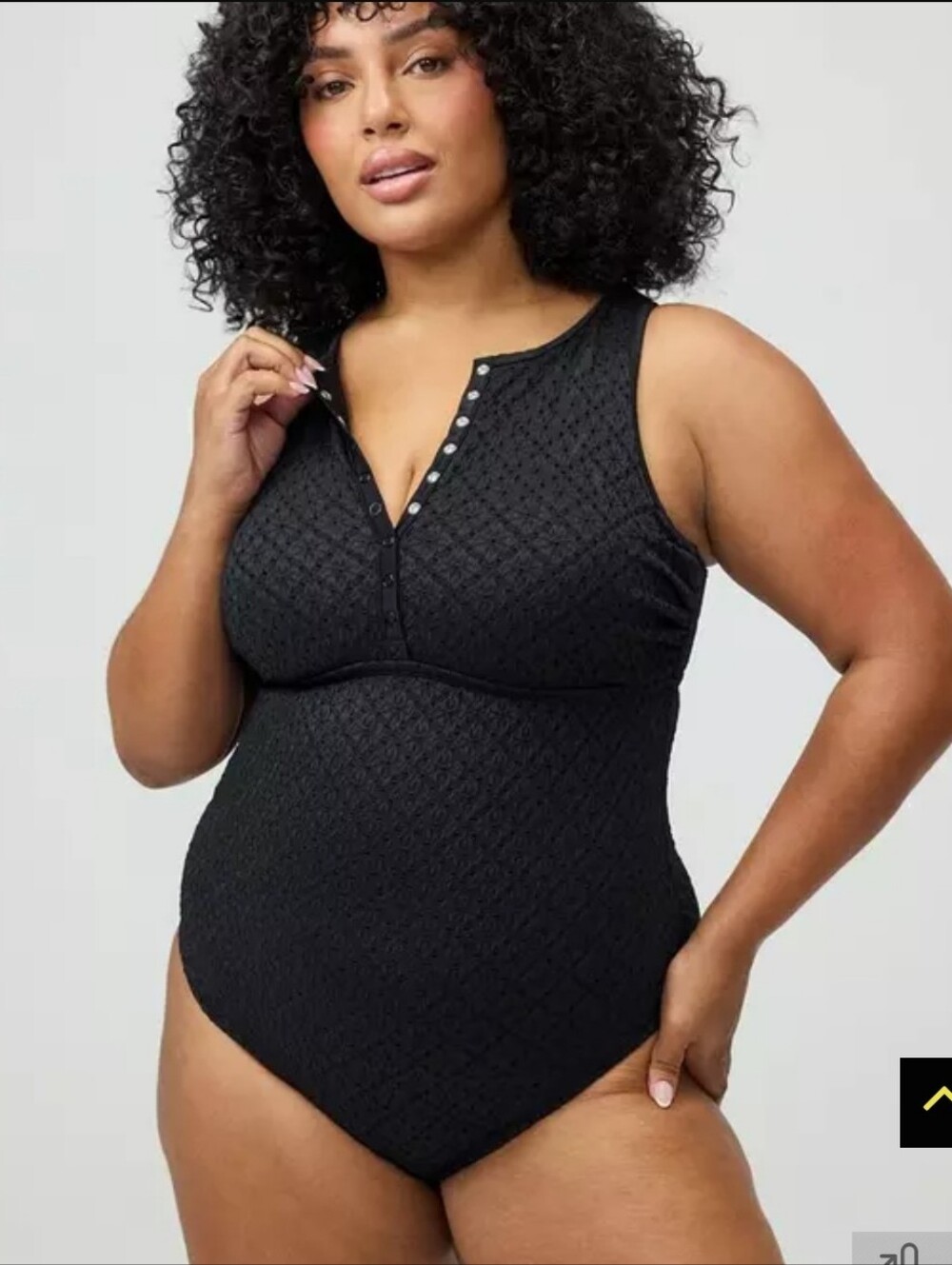 Torrid Plus Size Lace Pattern Swimsuit
